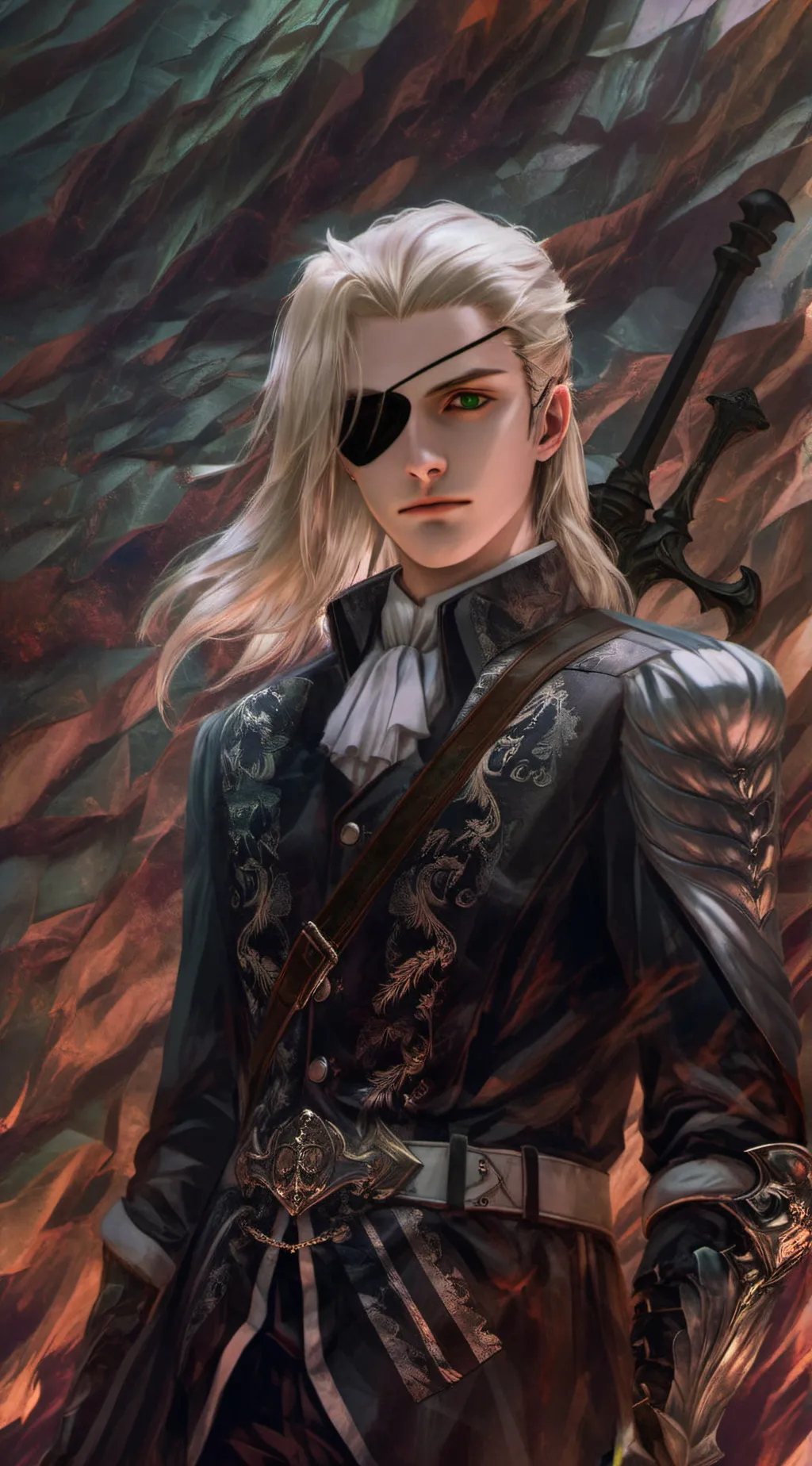 ai character: Aemond Targaryen  background