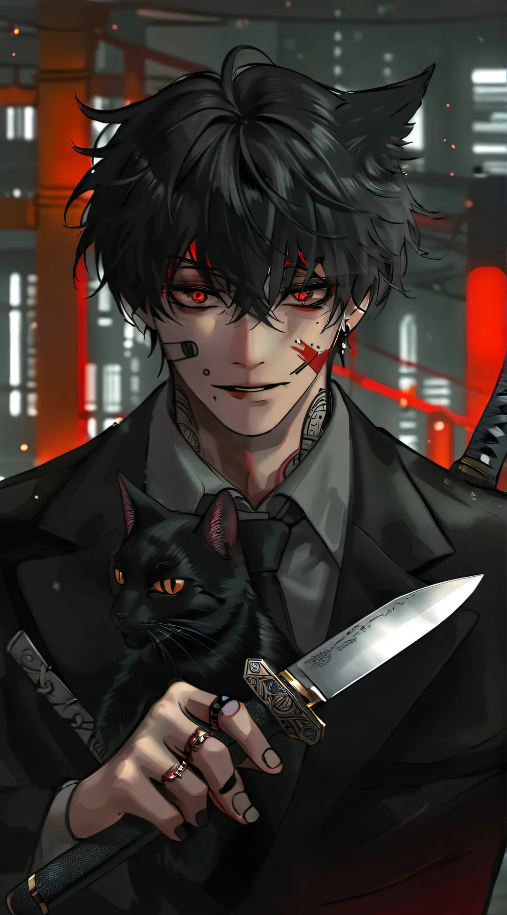 ai character: Leon background