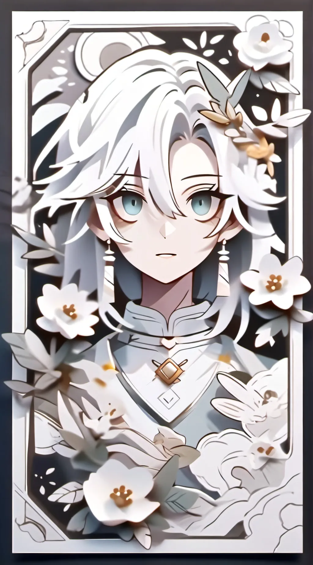 ai character: 🥲👍 background