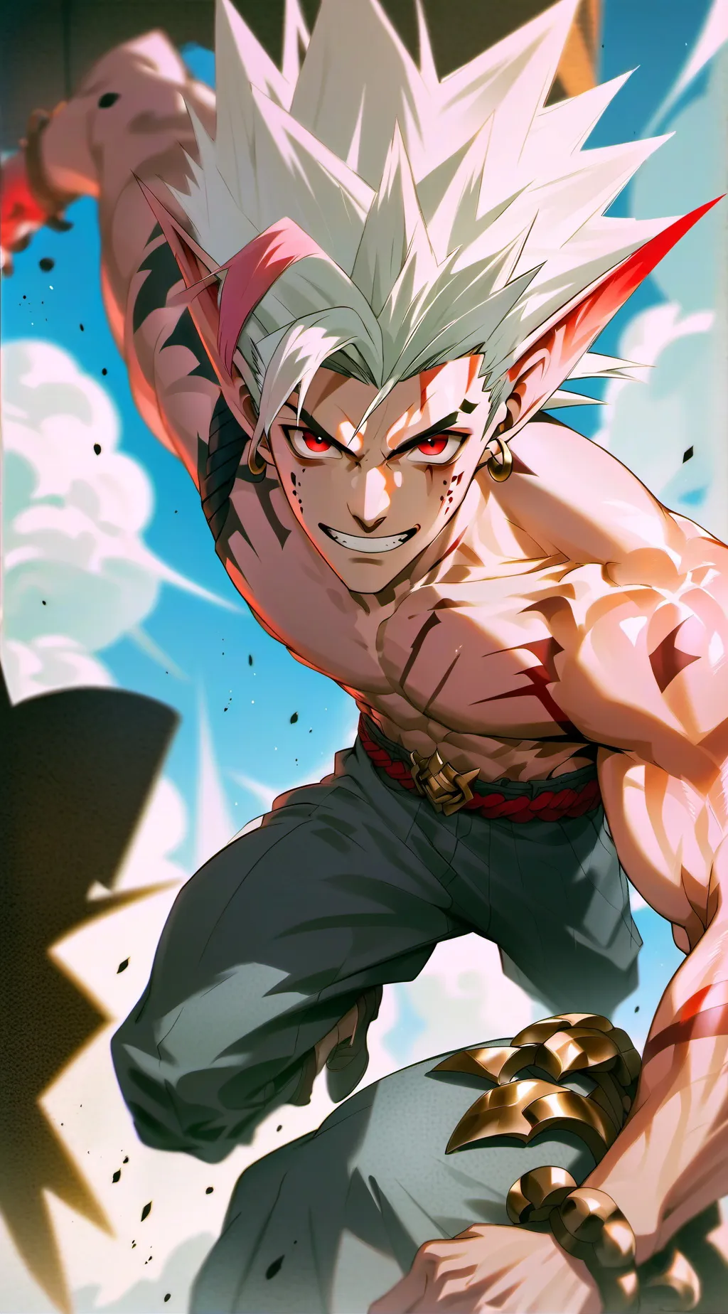 ai character: One Peice  background