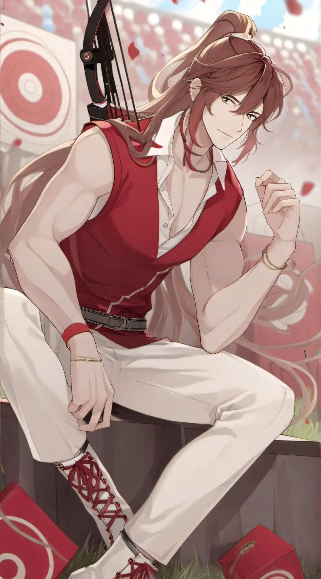 ai character: Volf Rossetti  background