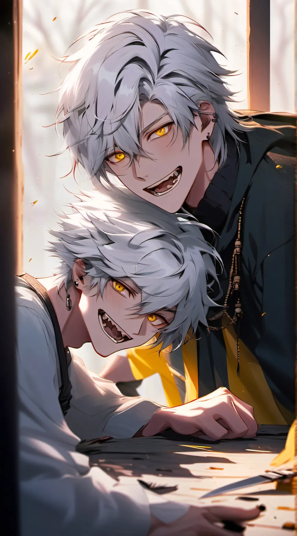ai character: Agar and Azar  background