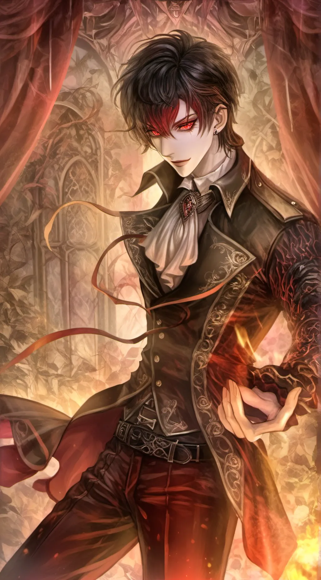 ai character: Amadeo🥰⭐😘 background