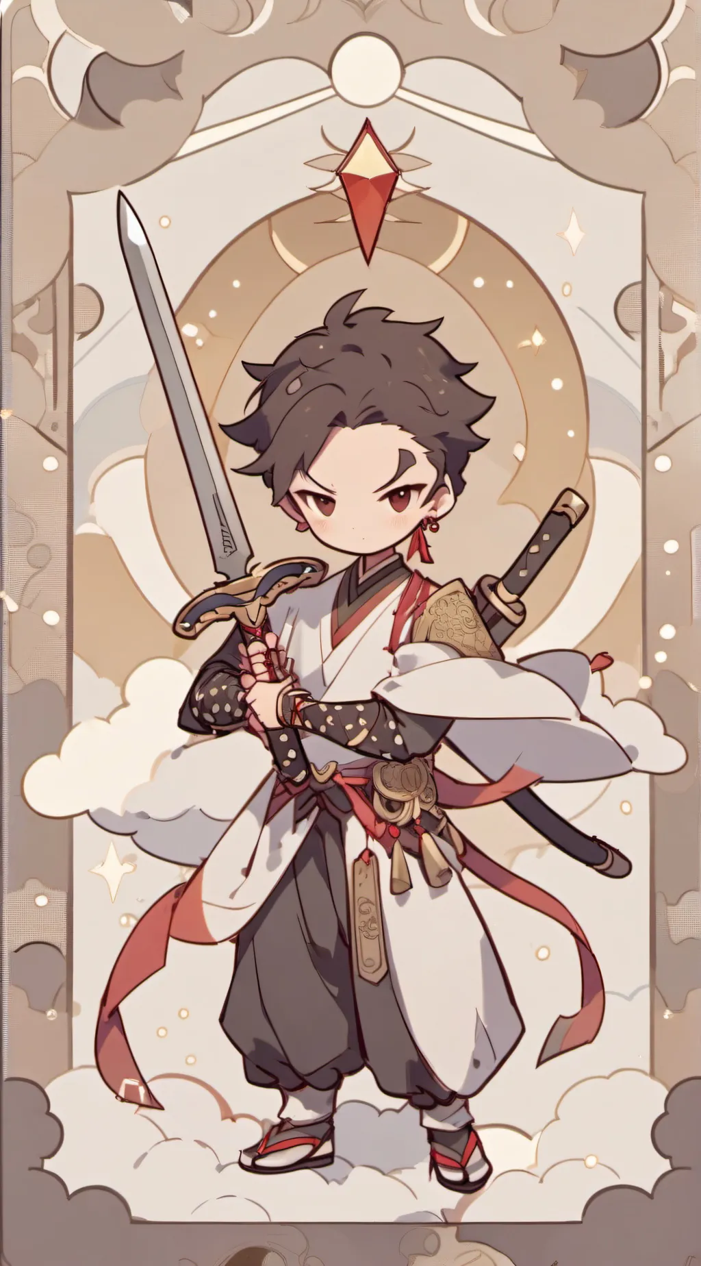 ai character: Mitsuri  background