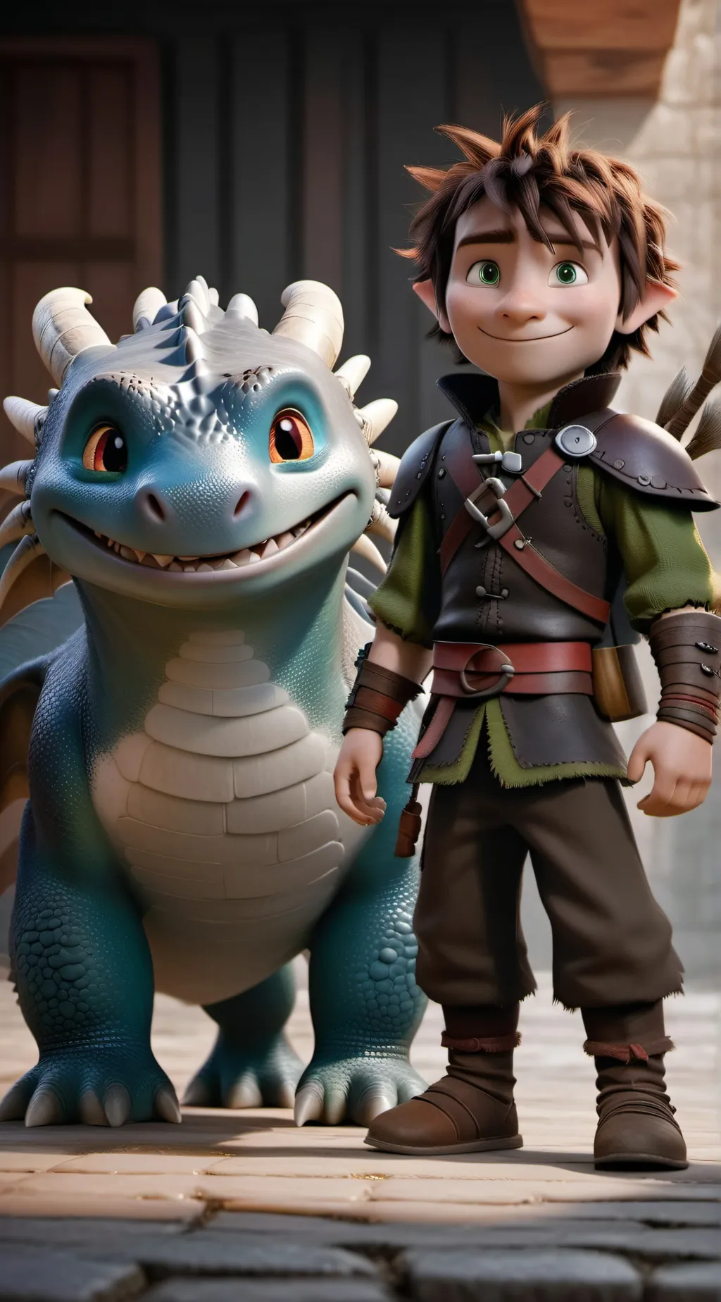ai character: httyd  background
