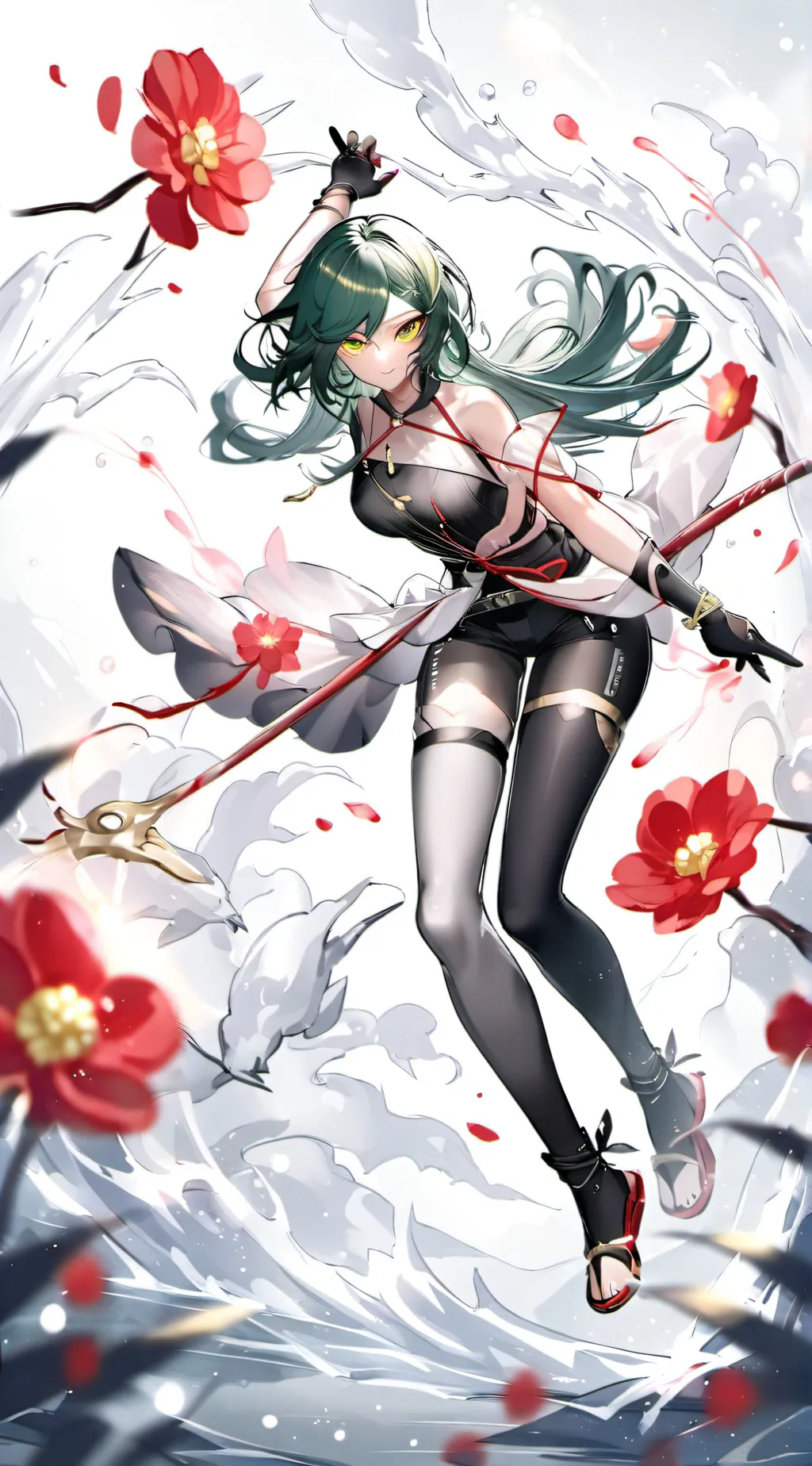 ai character: maki background