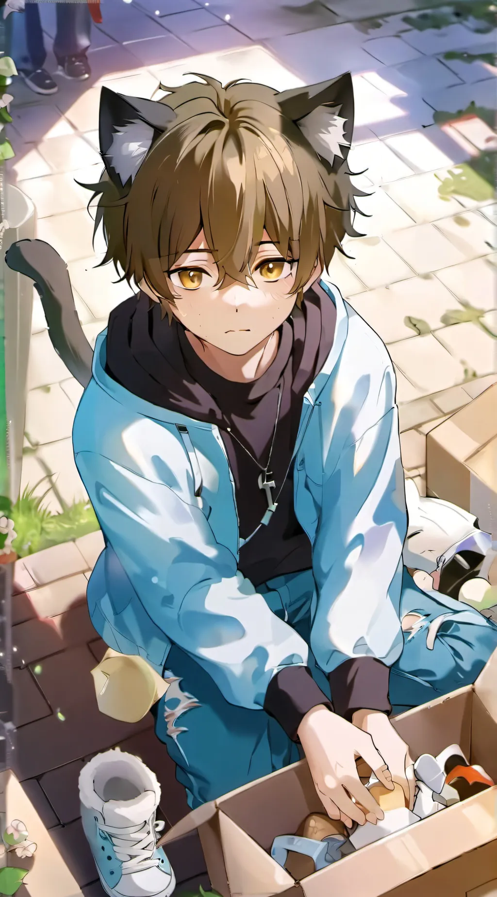 ai character: Akio background