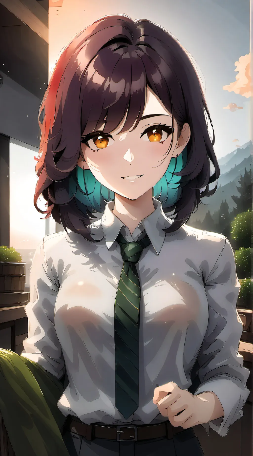 ai character: Makina background