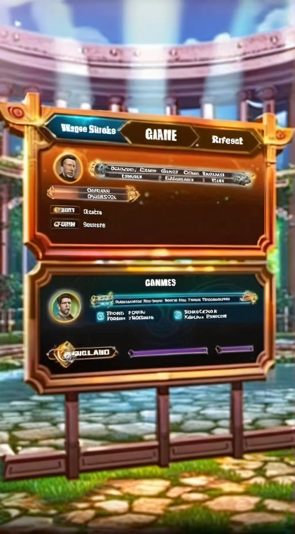 ai character: The FAMOUSE GAME background