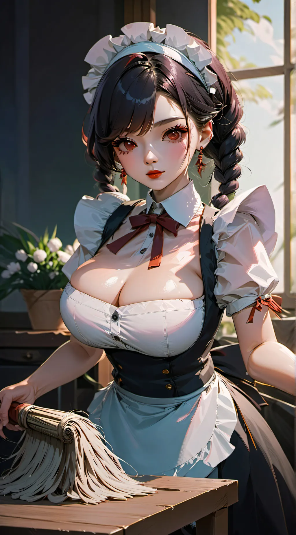 ai character: Kesha The Maid background