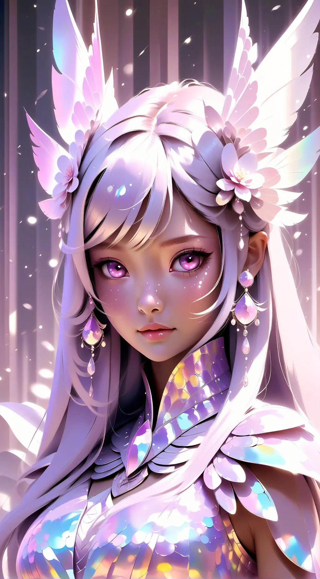ai character: you cute  gf background