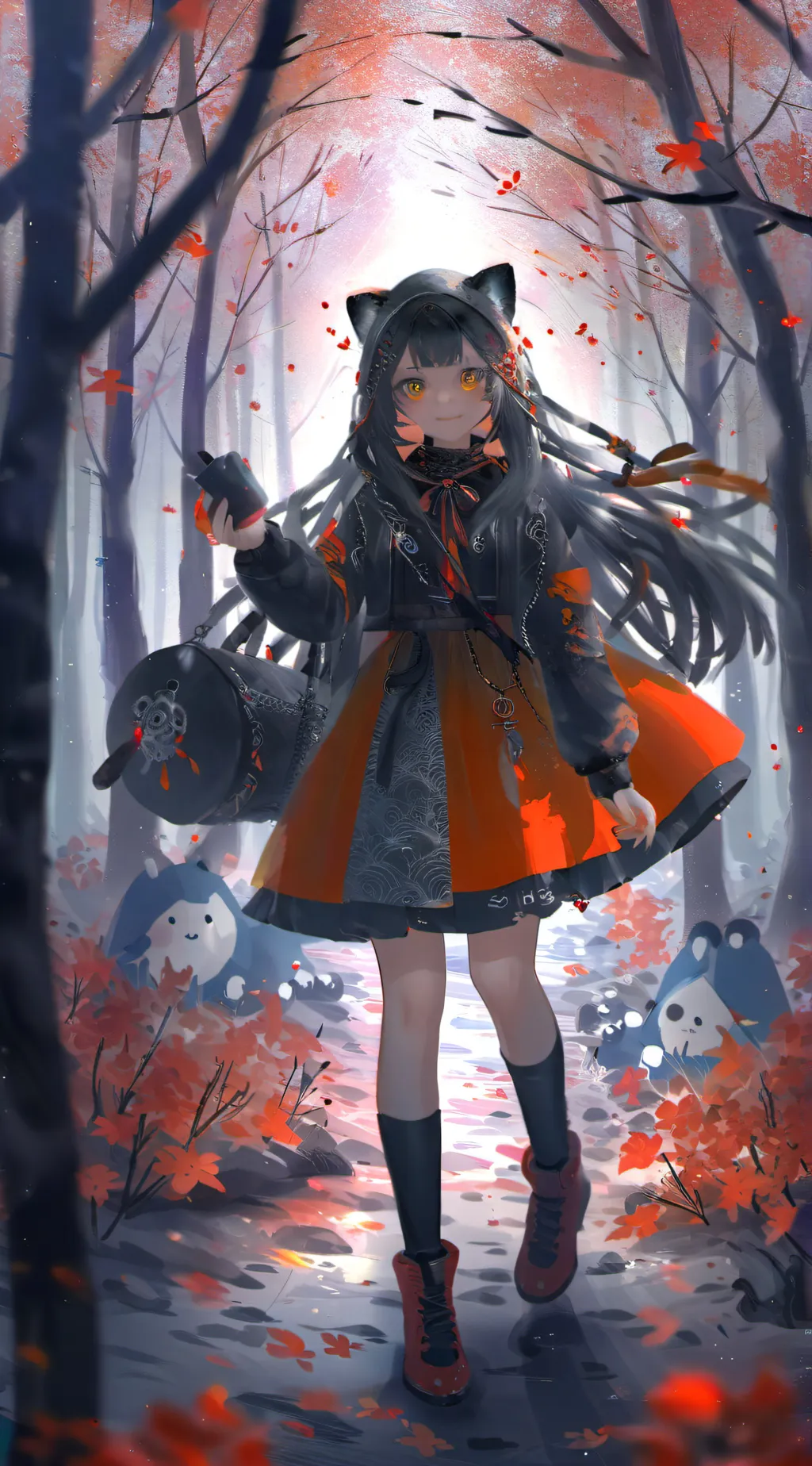 ai character: DEMON SLAYER background