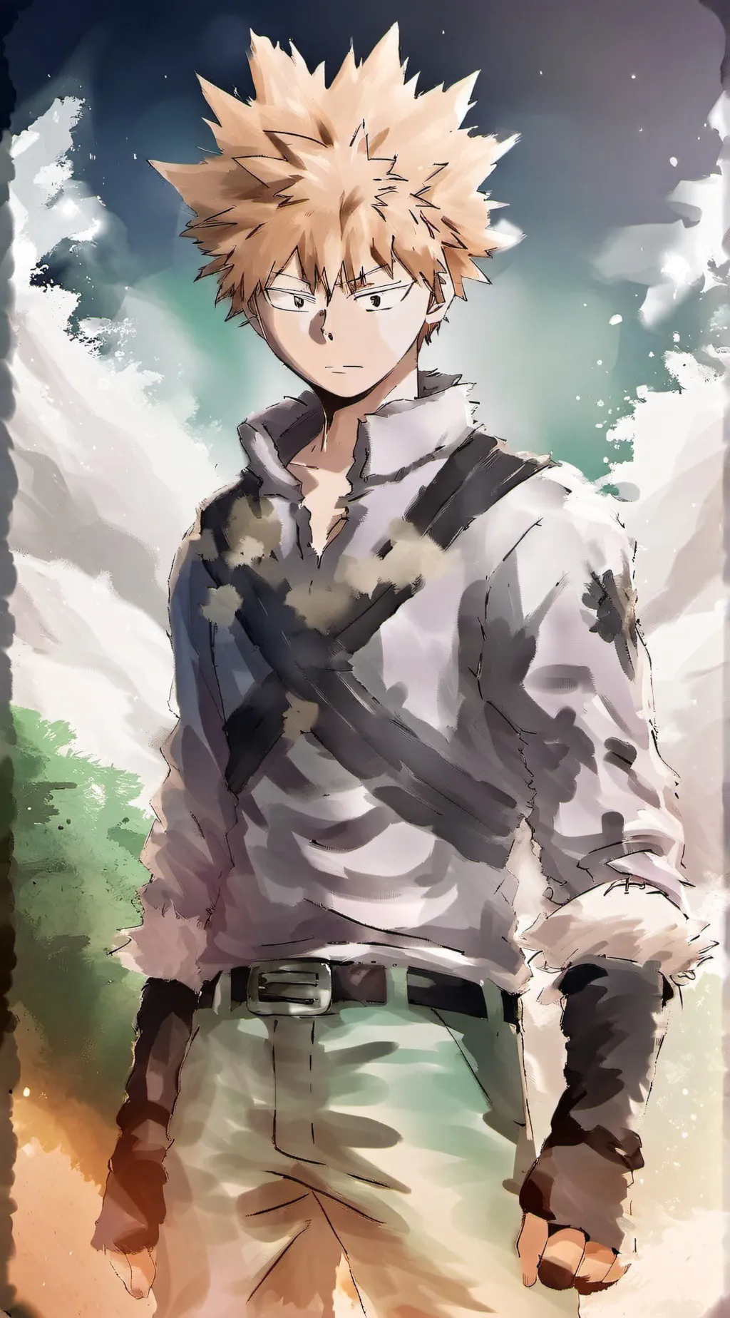 ai character: bakugo background