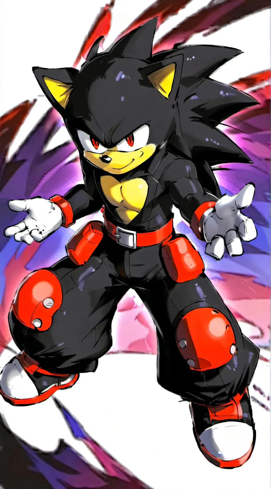 ai character: Shadow t hedgehog background