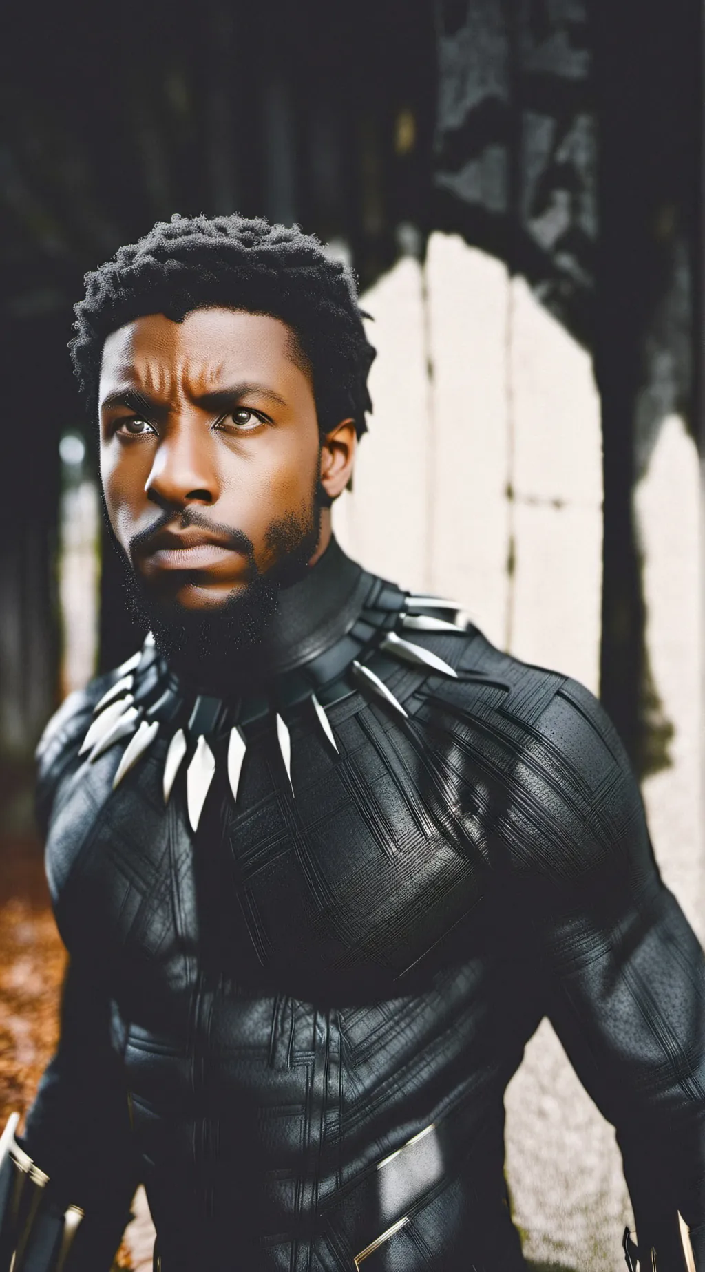ai character: Black panther background