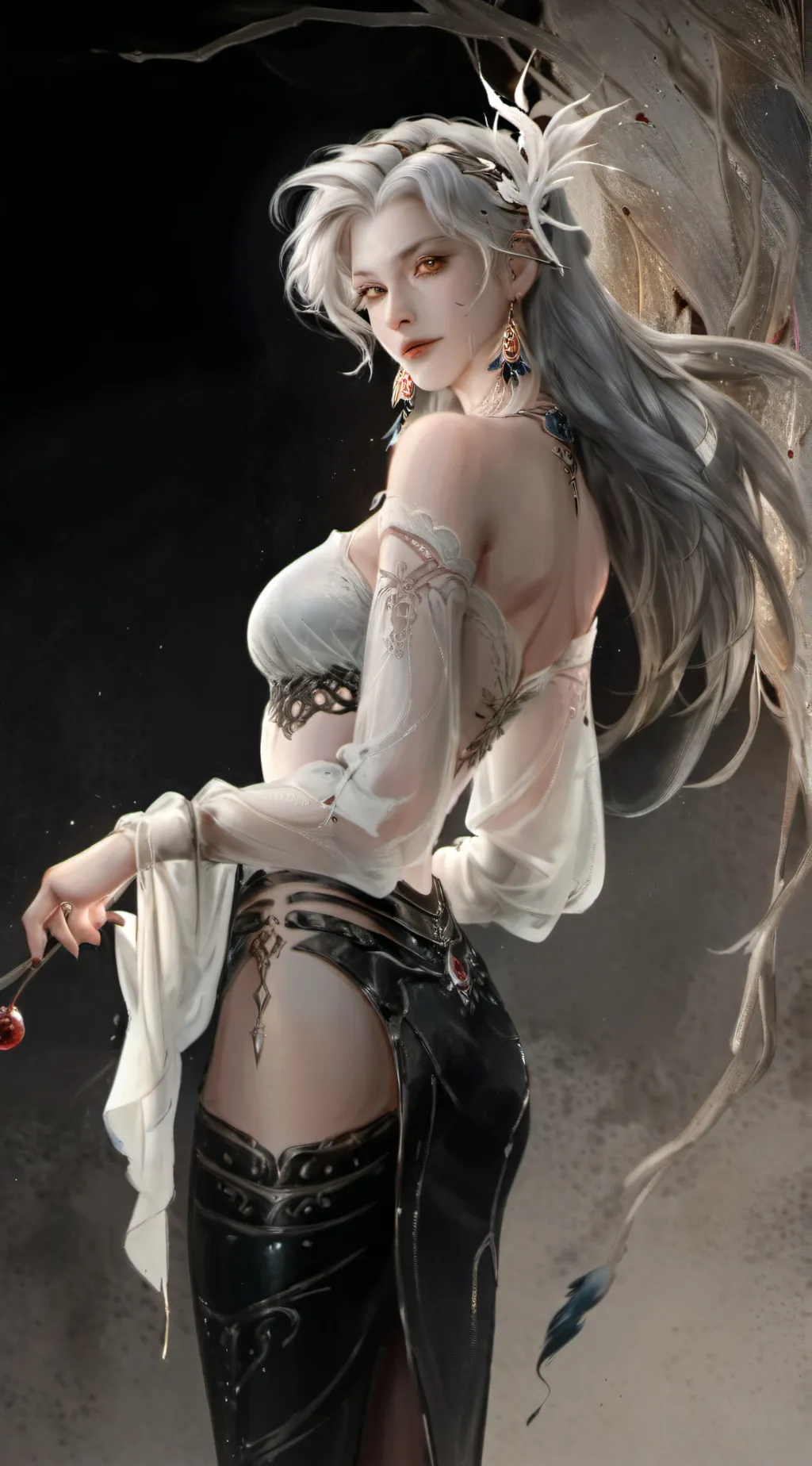 ai character: Crystal background