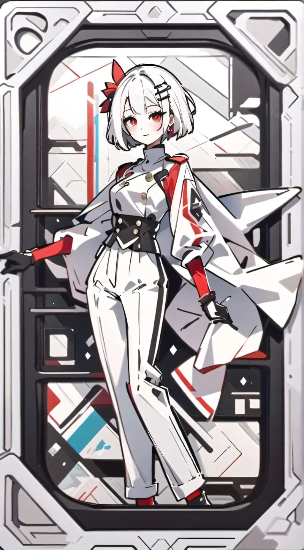 ai character: Sus TV Woman background