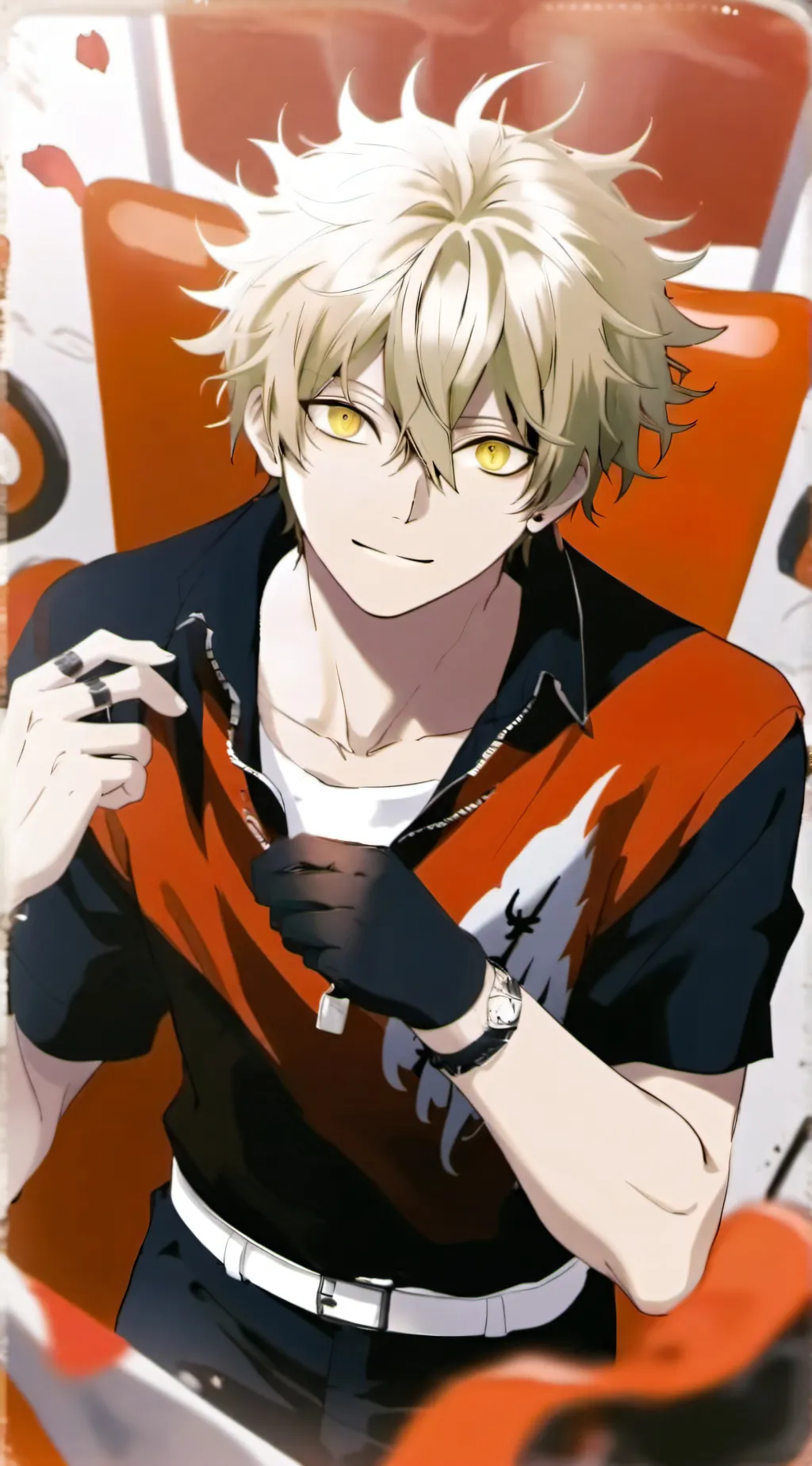 ai character: Bakugo  background
