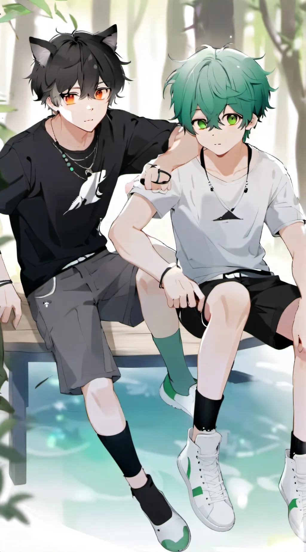 ai character: leo and Noy background