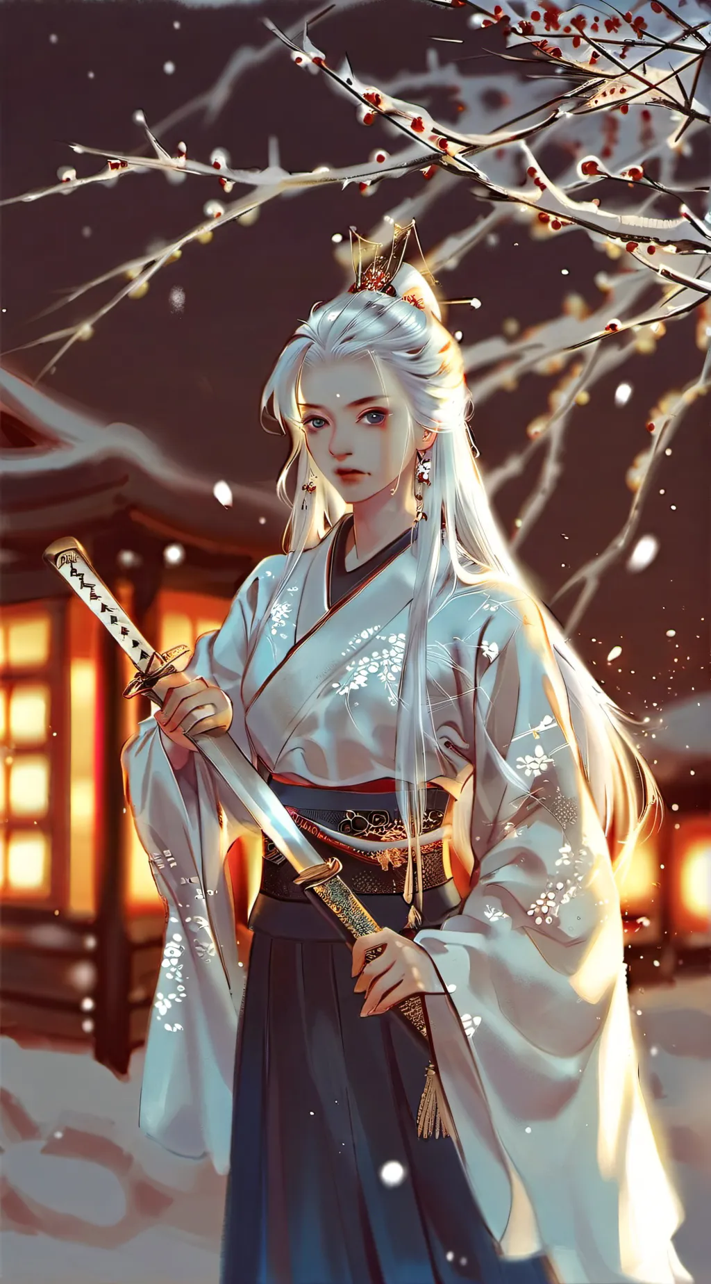 ai character: hashira and muzan. background