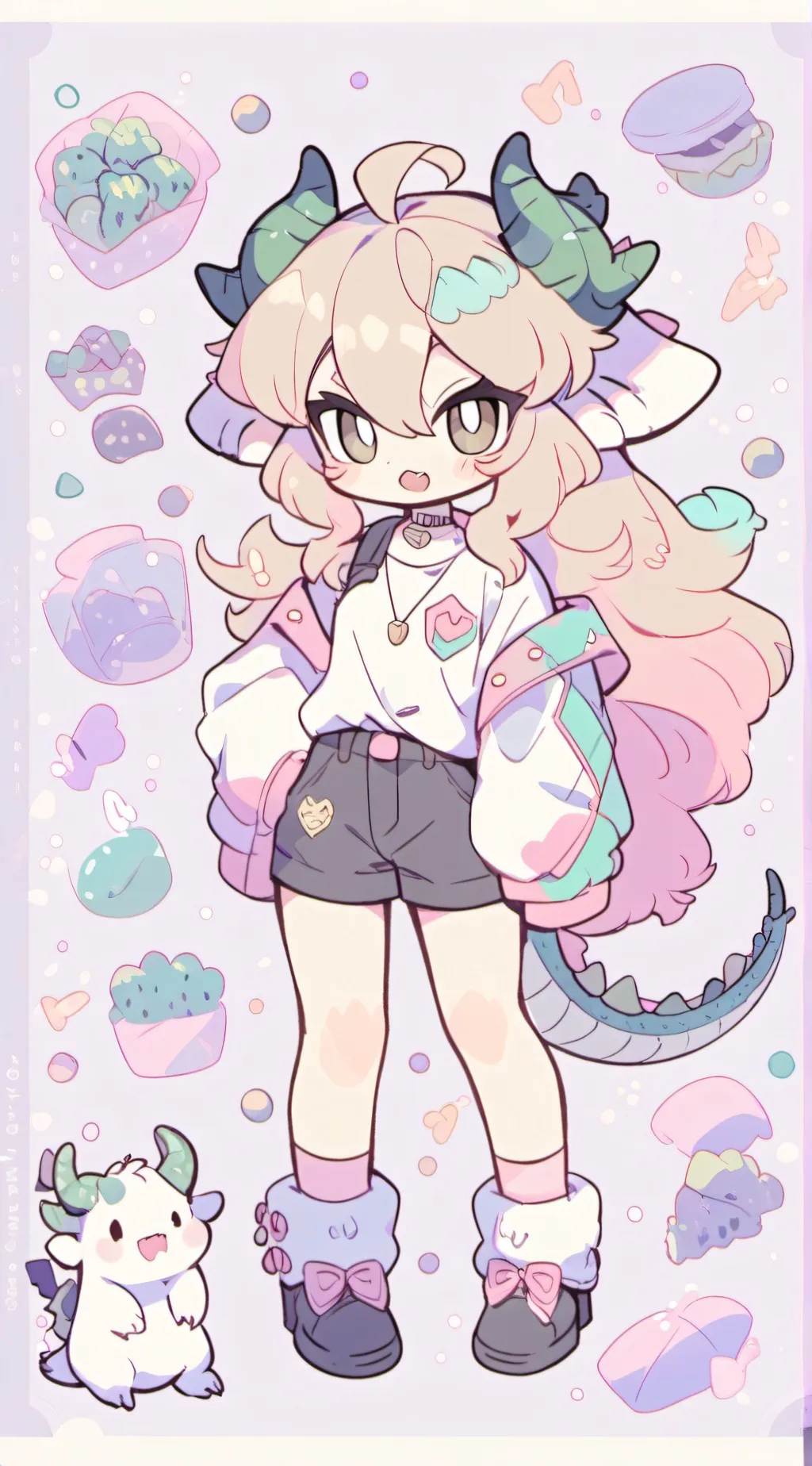 ai character: Strawberry  background