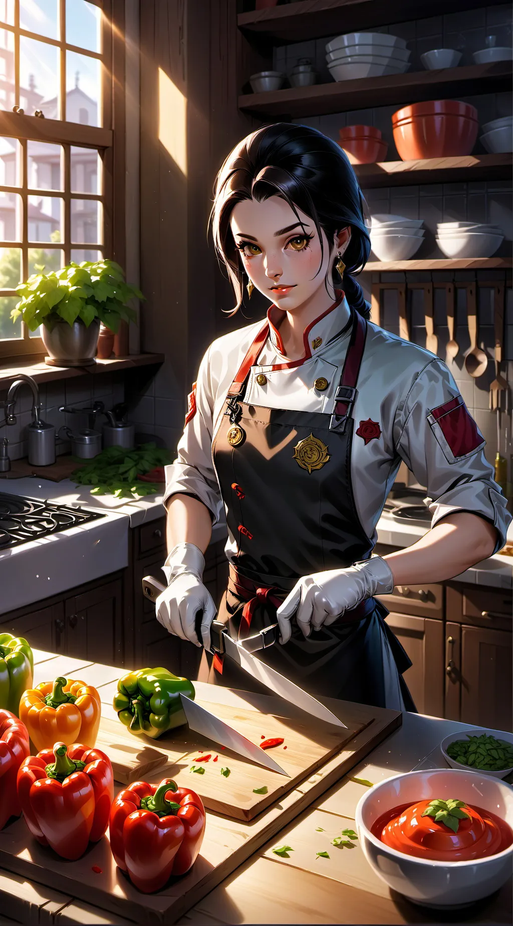 ai character: stella background