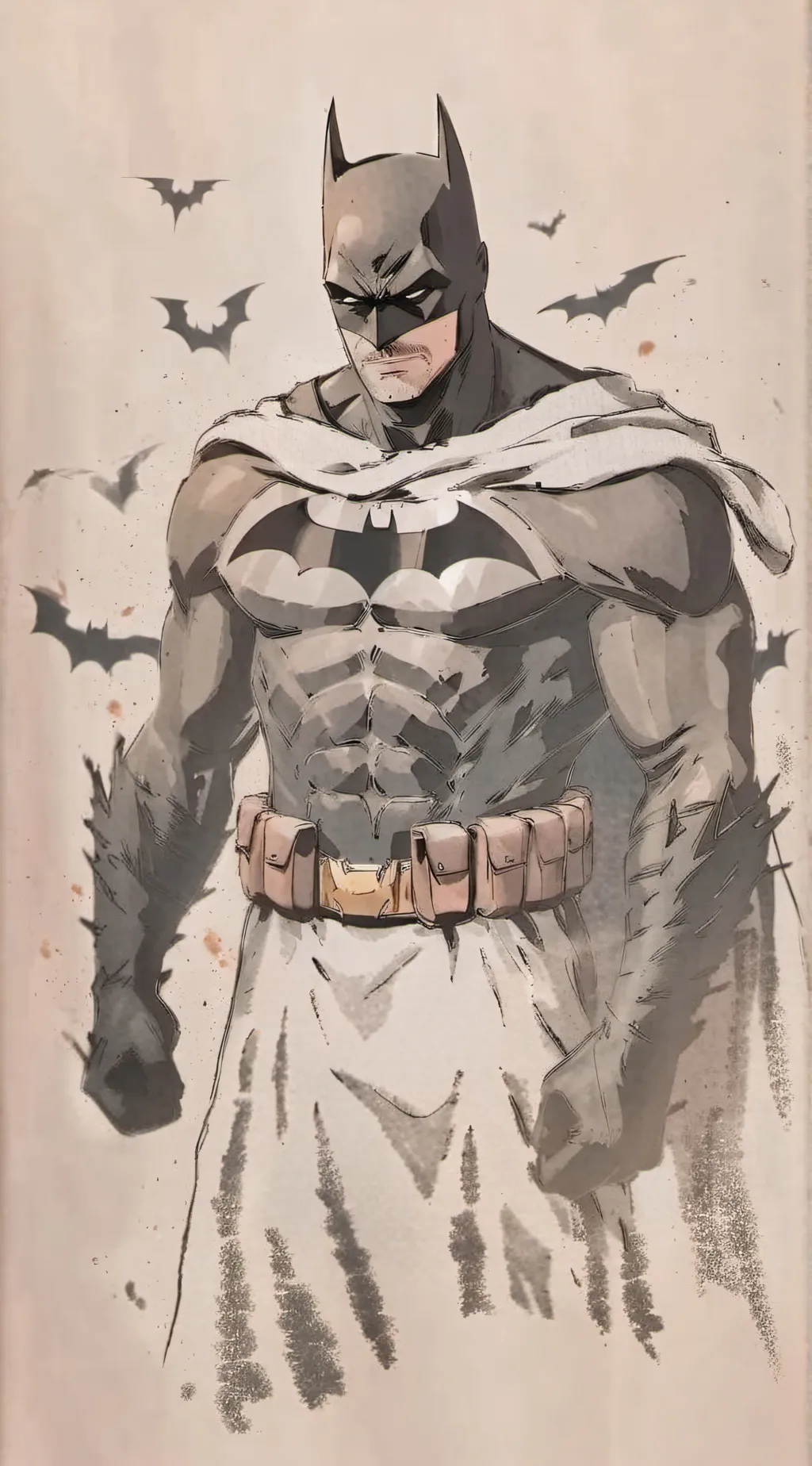ai character: Batman  background