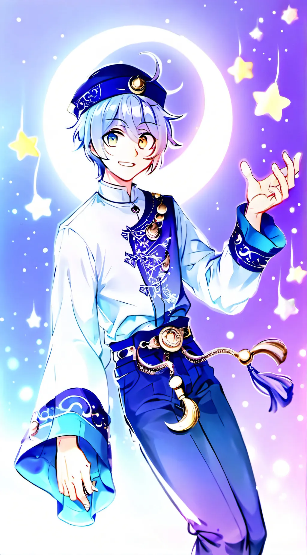 ai character: Moon/Moondrop background