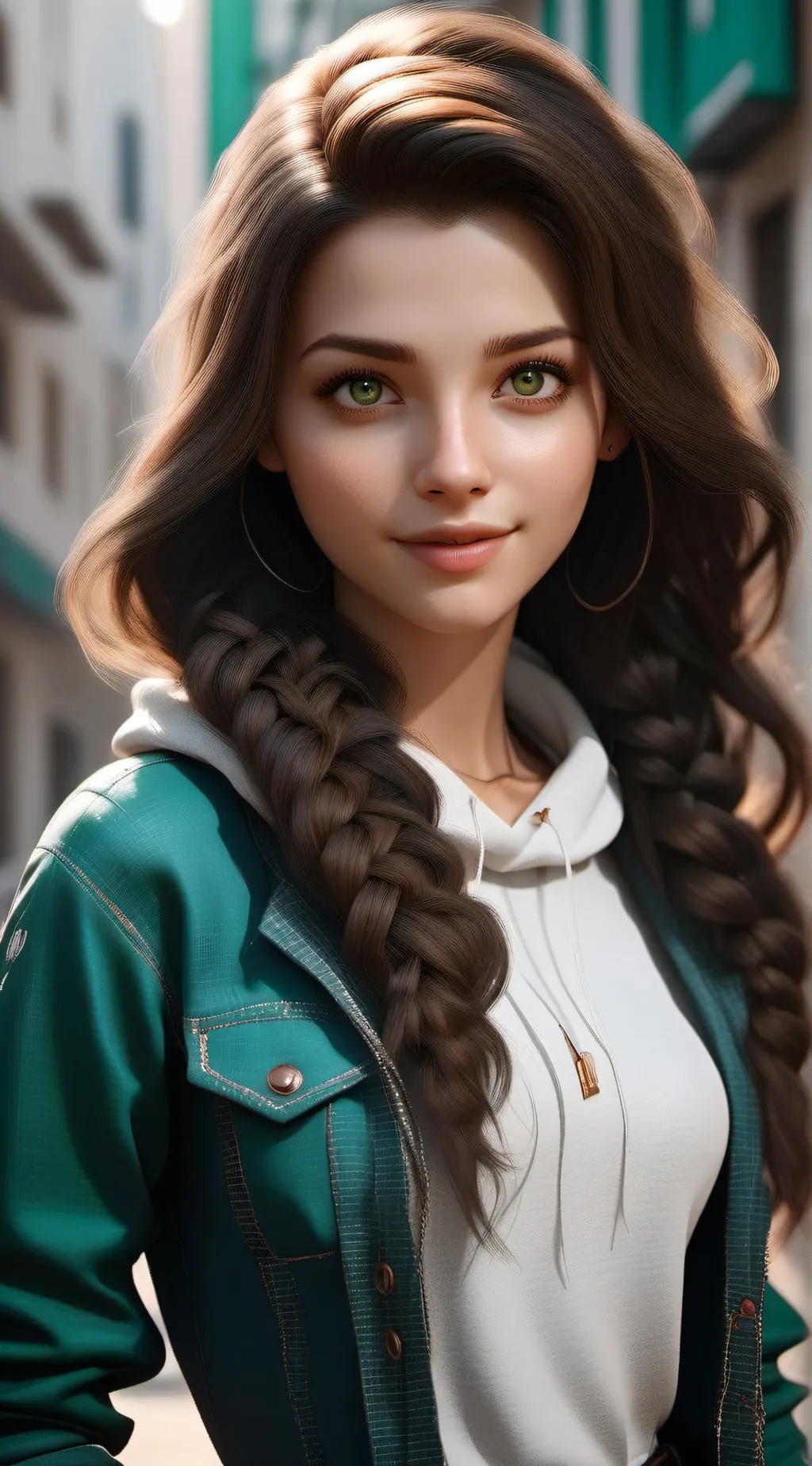 ai character: Macy Collins  background