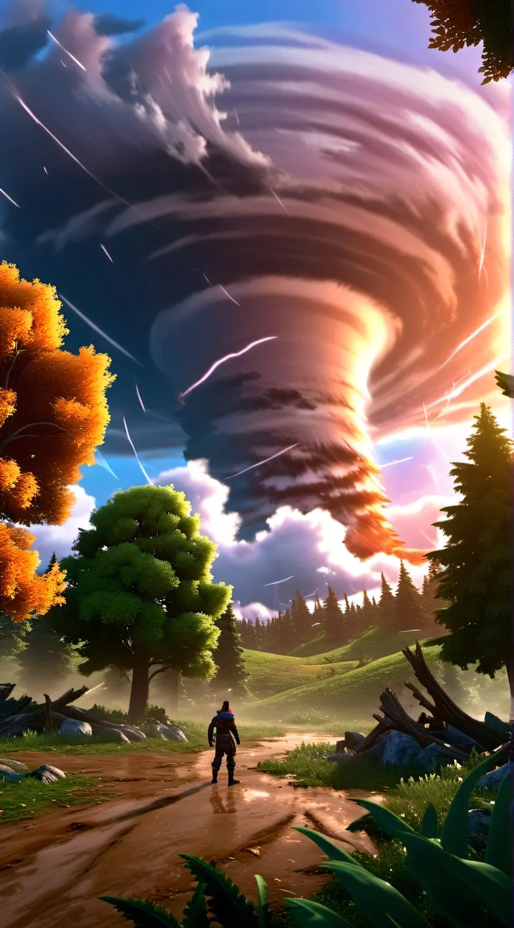 ai character: tornado 2 background
