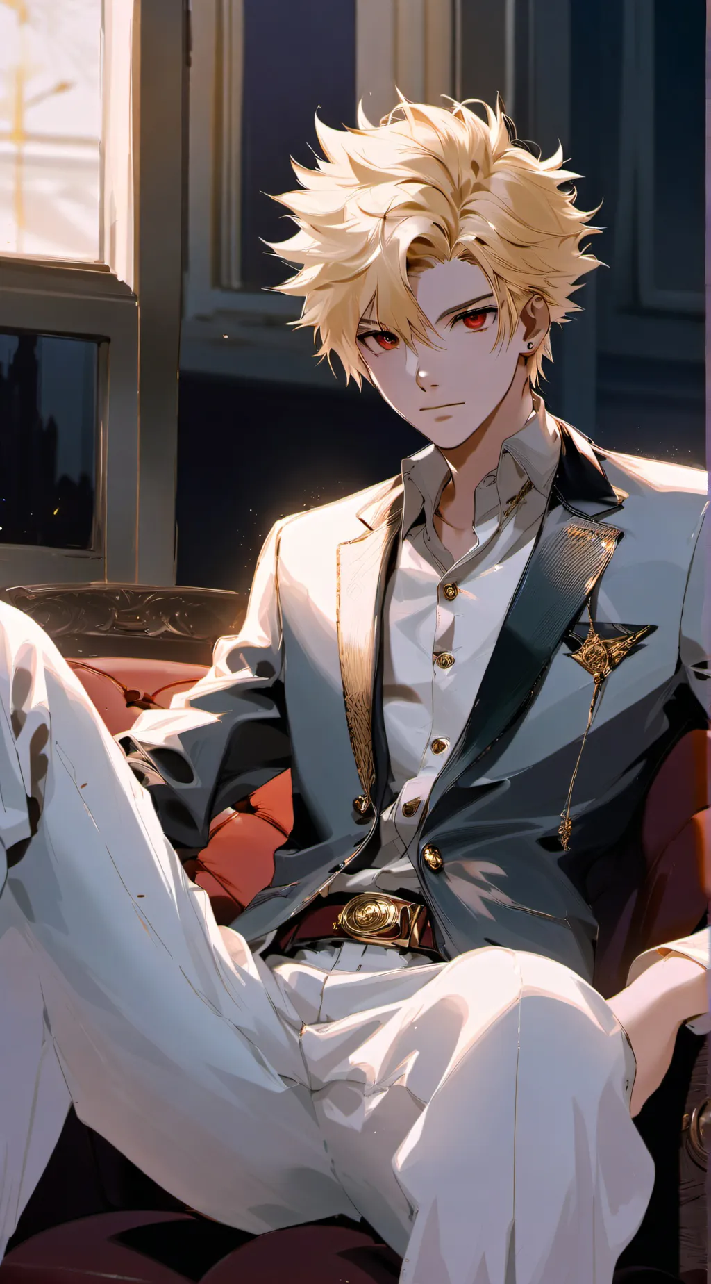 ai character: katsuki Bakugo  background