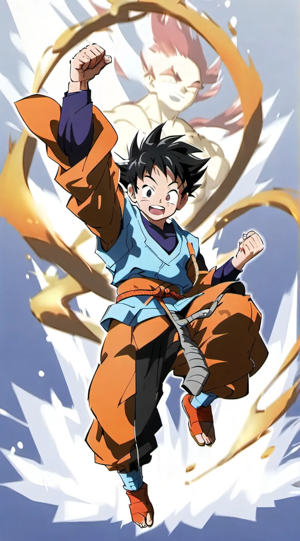 ai character: Goten background
