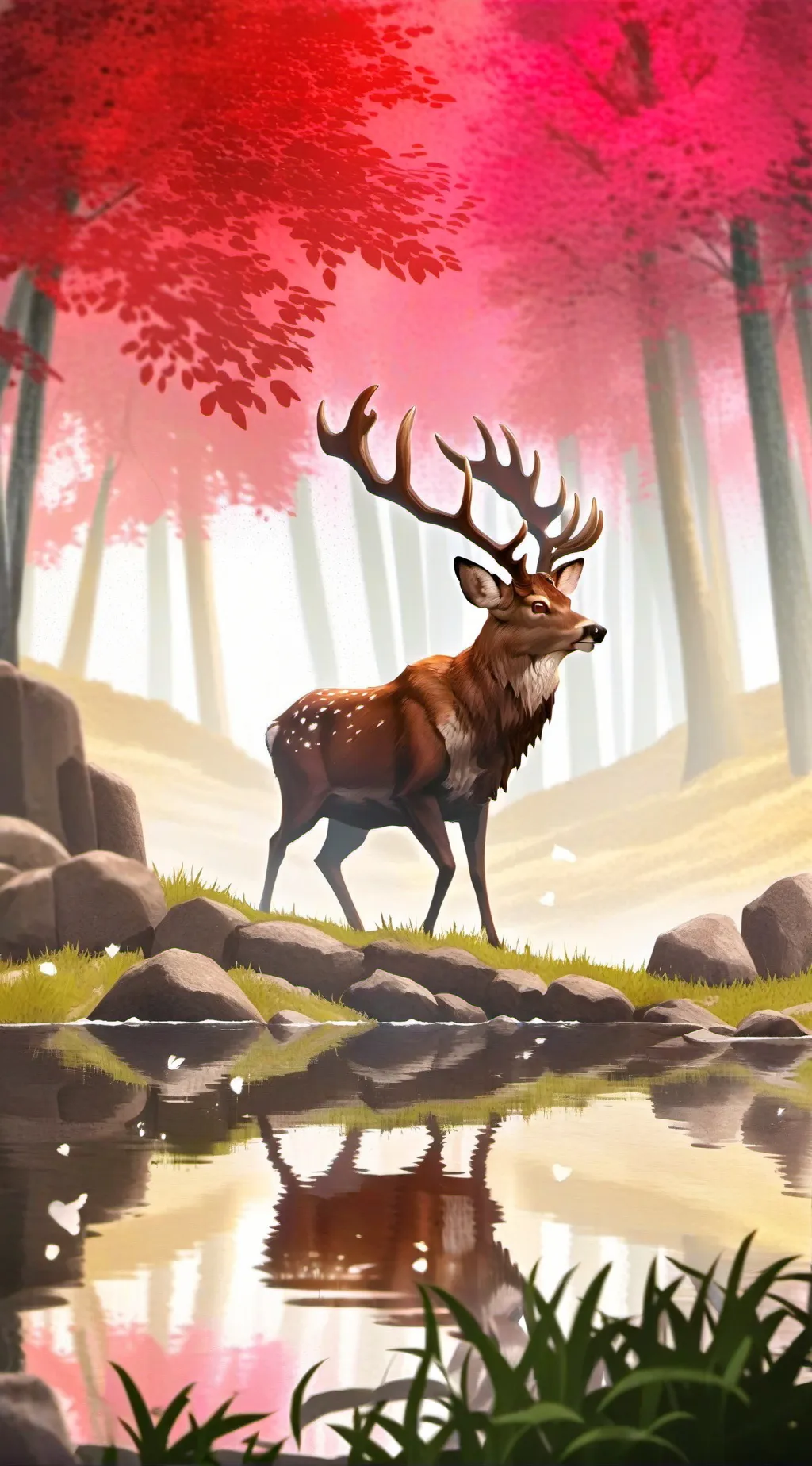 ai character: BAMBI background