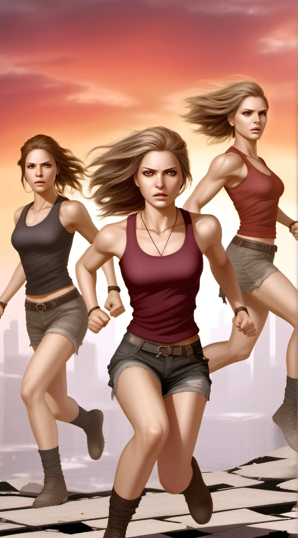ai character: jjk trio. background
