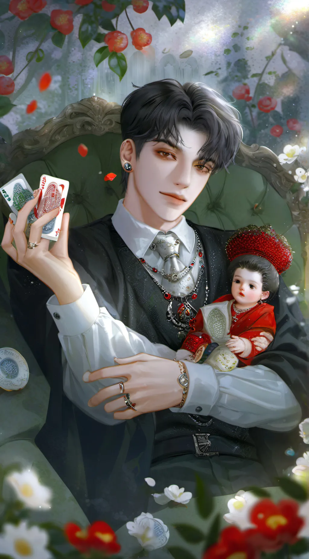 ai character: Arabian boy(ahmed) background