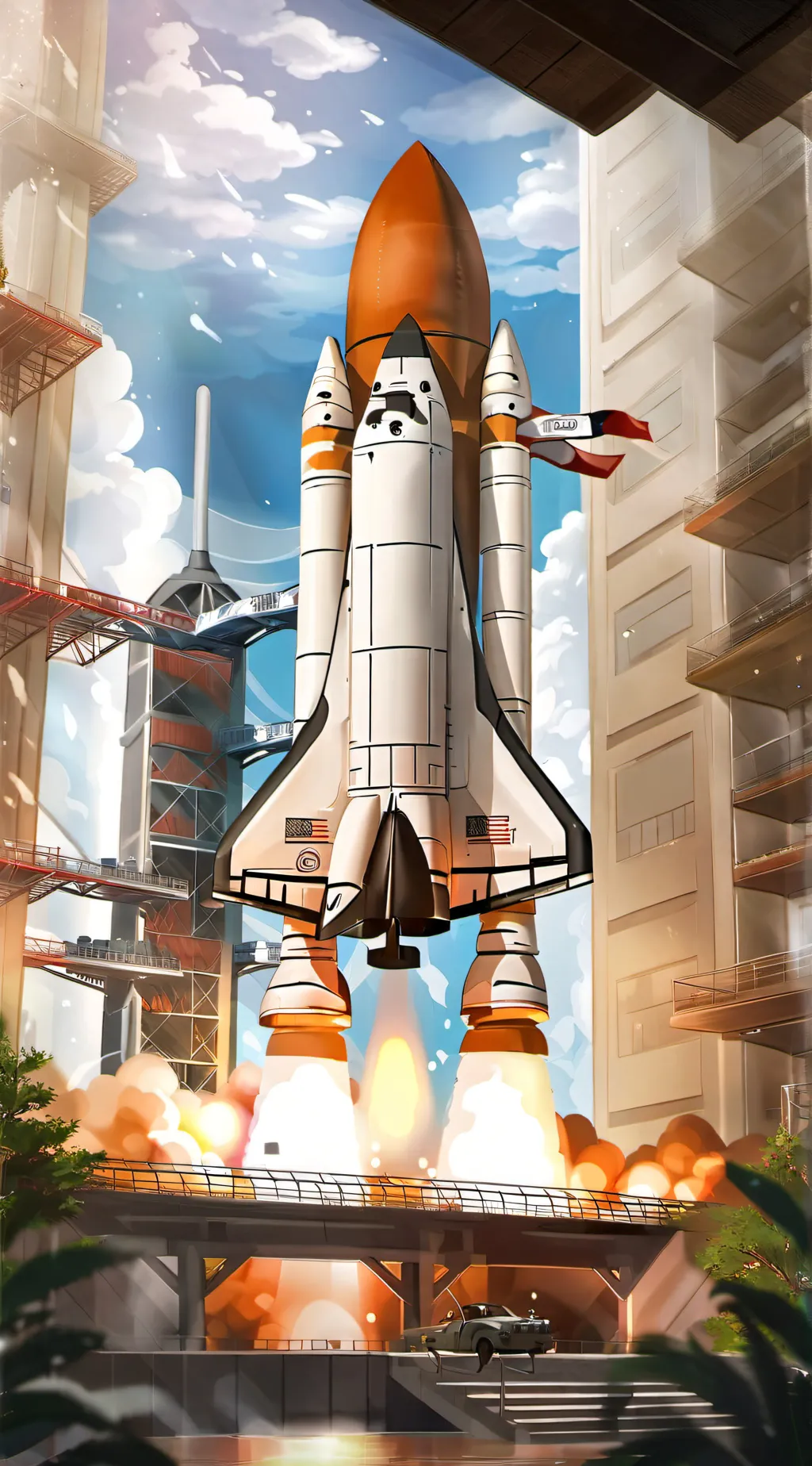 ai character: shuttle background