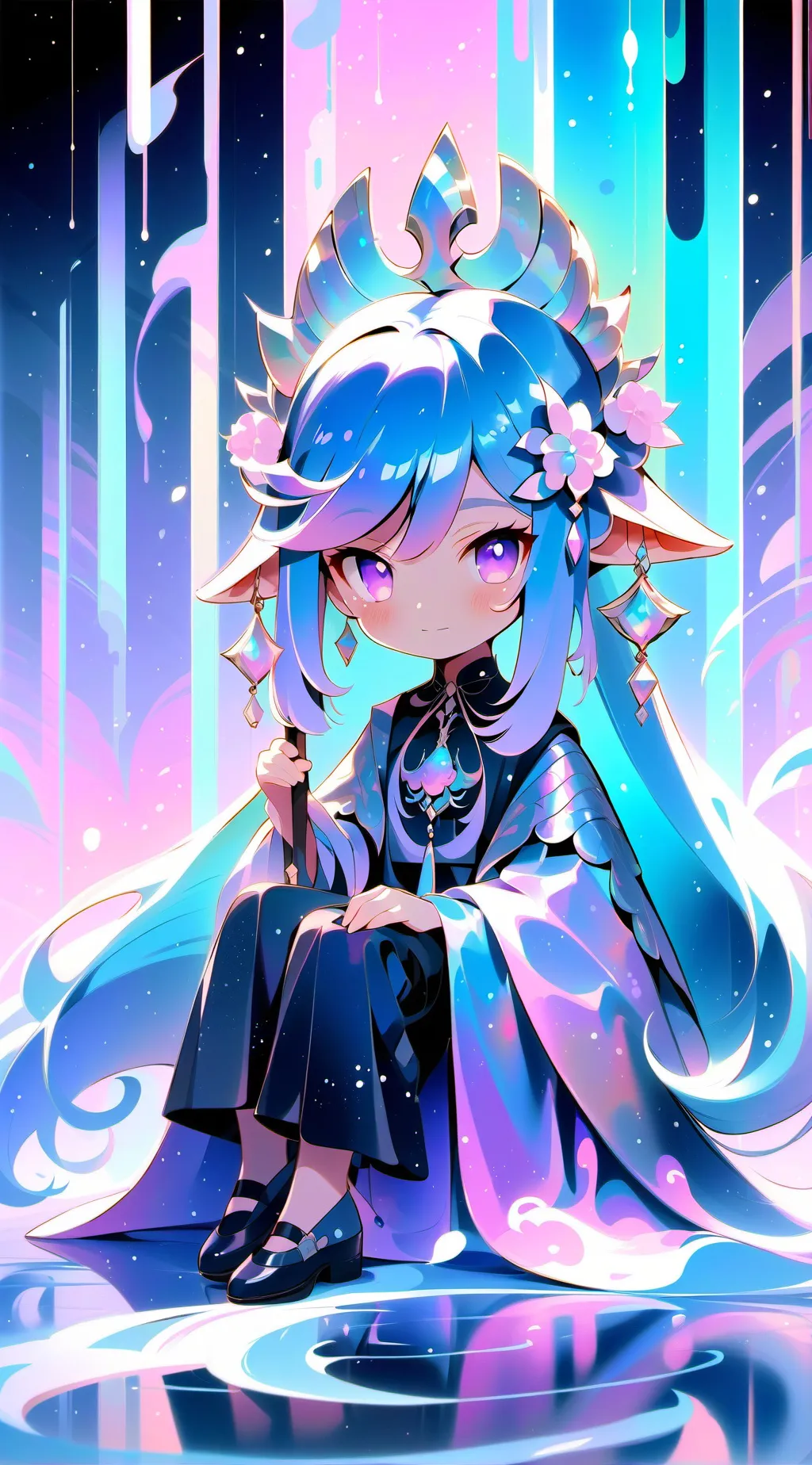 ai character: my murderdrones oc background
