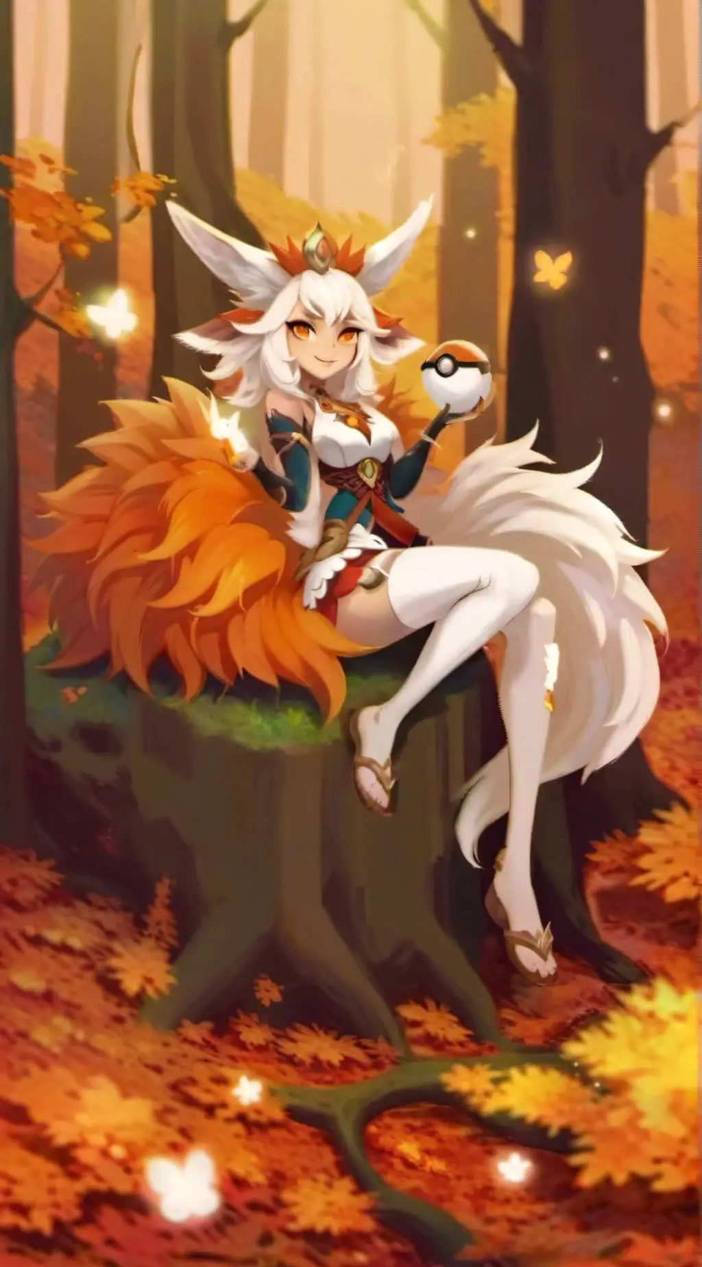 ai character: Alice the Arcanine background