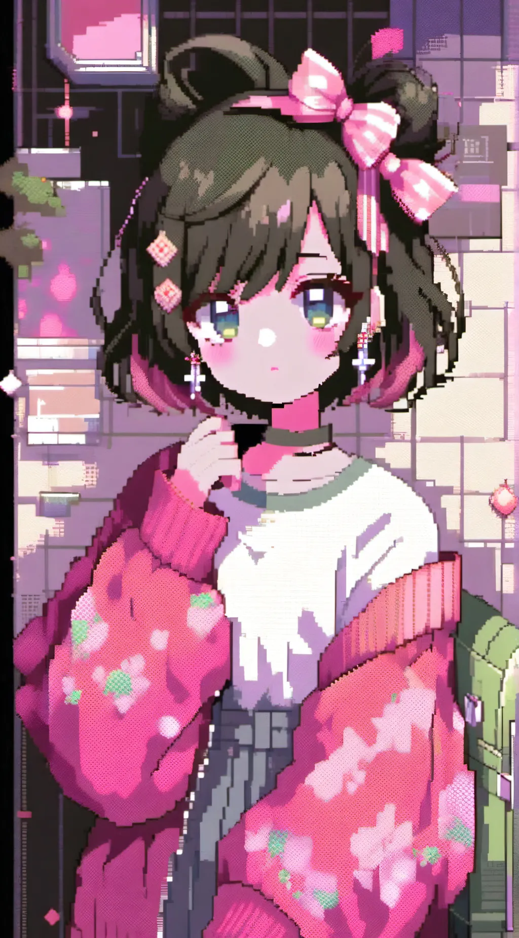 ai character: uppermoon/hashira background