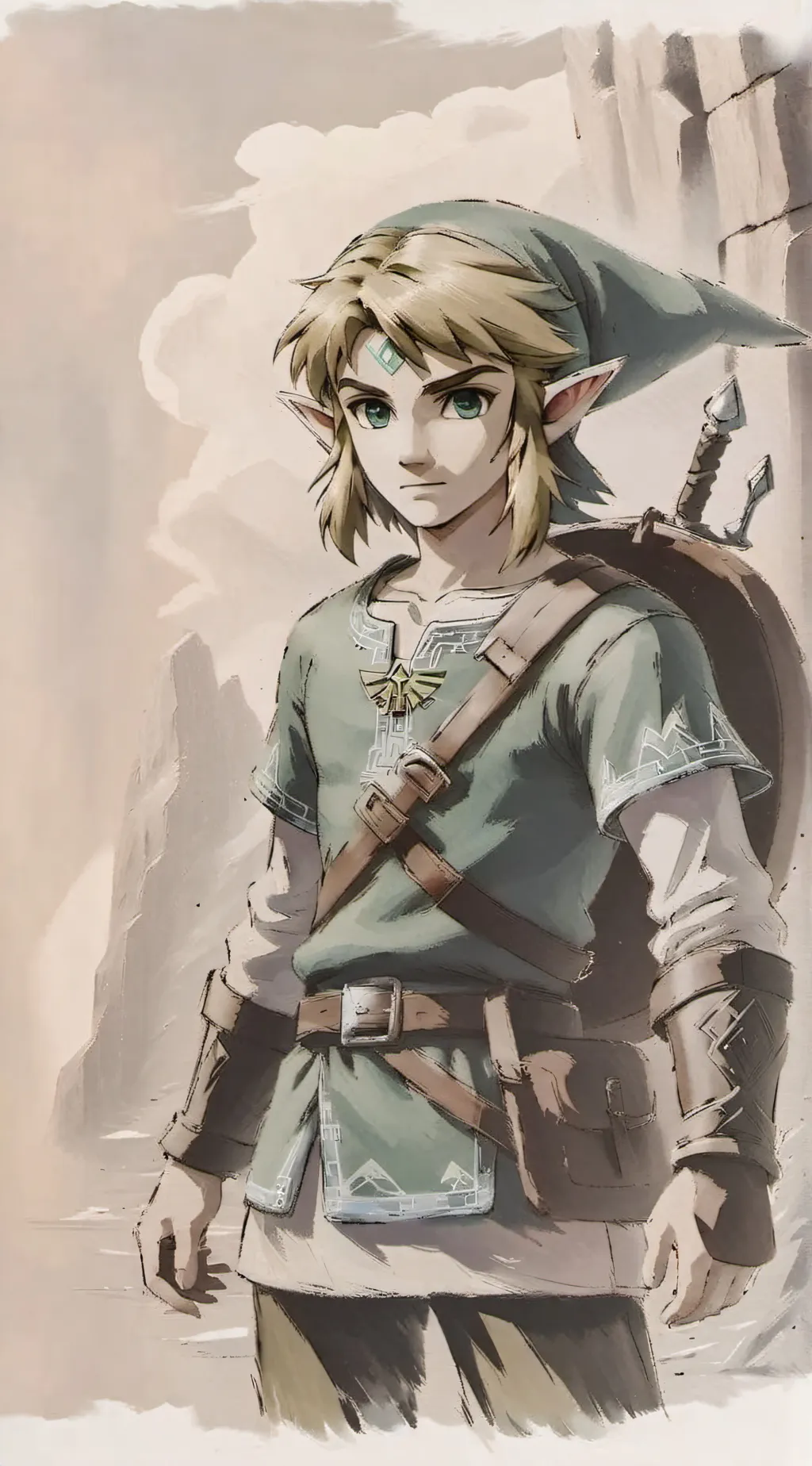 ai character: Link  background