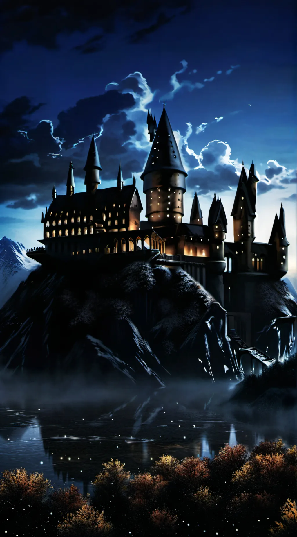 ai character: Hogwarts causes background