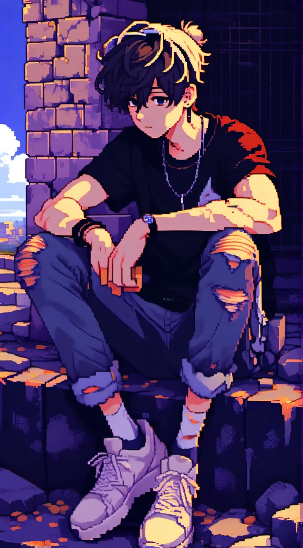 ai character: Dax background