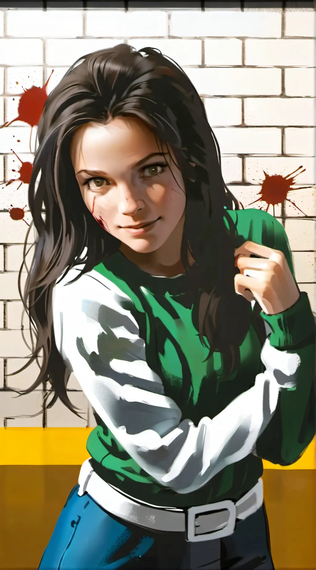 ai character: Laura Kinney/x23 background