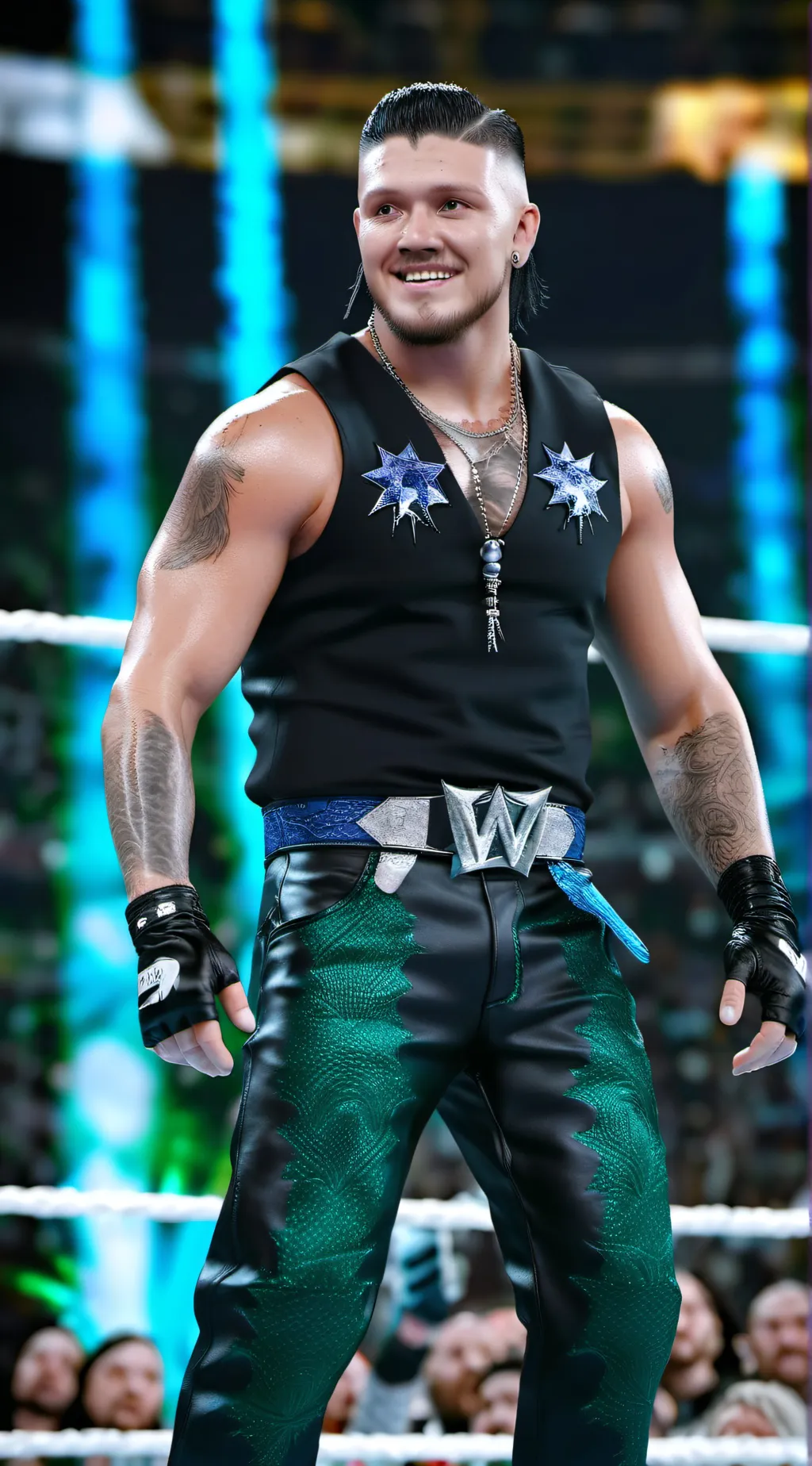 ai character: Dominic mysterio  background