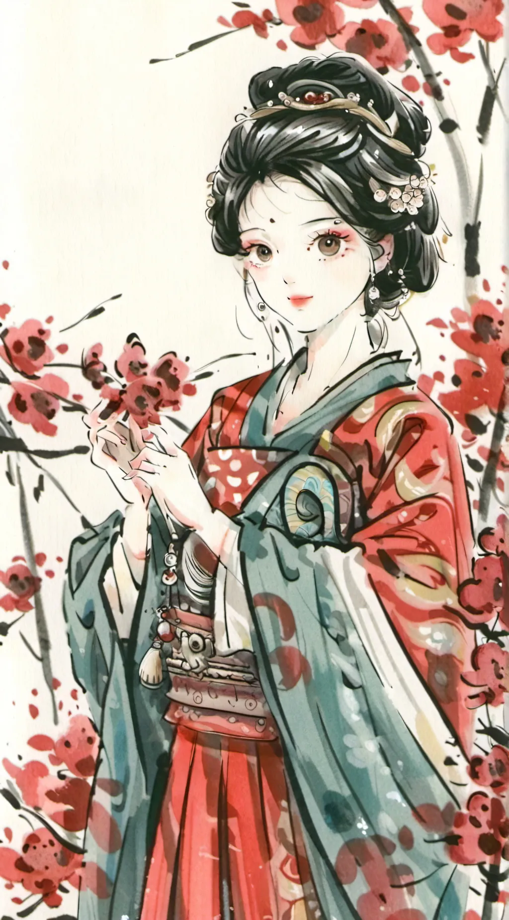 ai character: hashira background