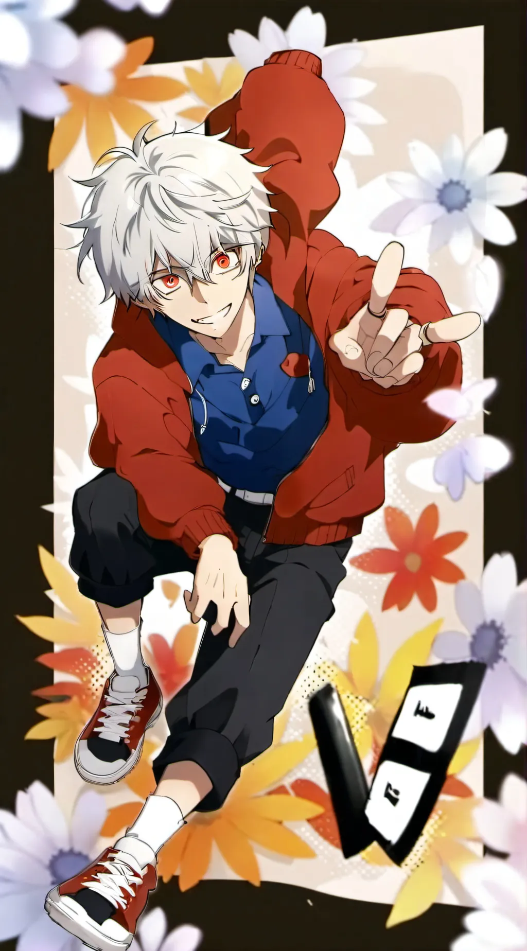 ai character: touya todoroki  background