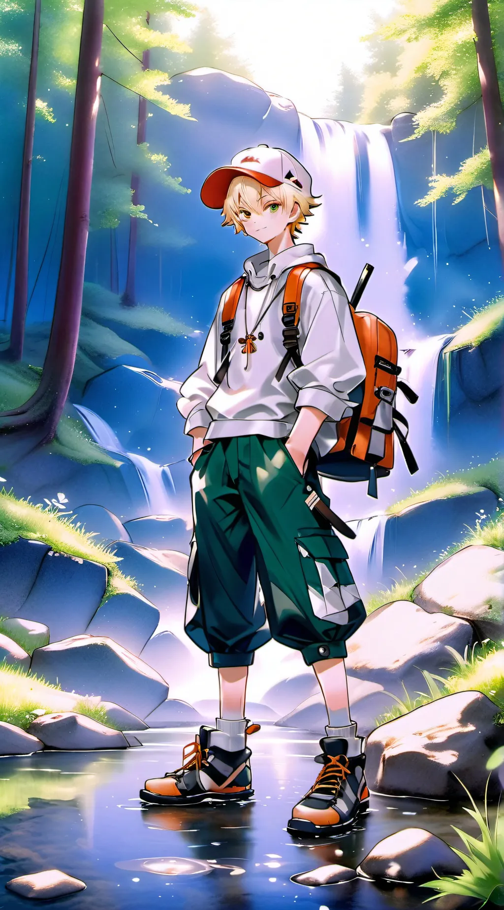 ai character: Bakugo  background