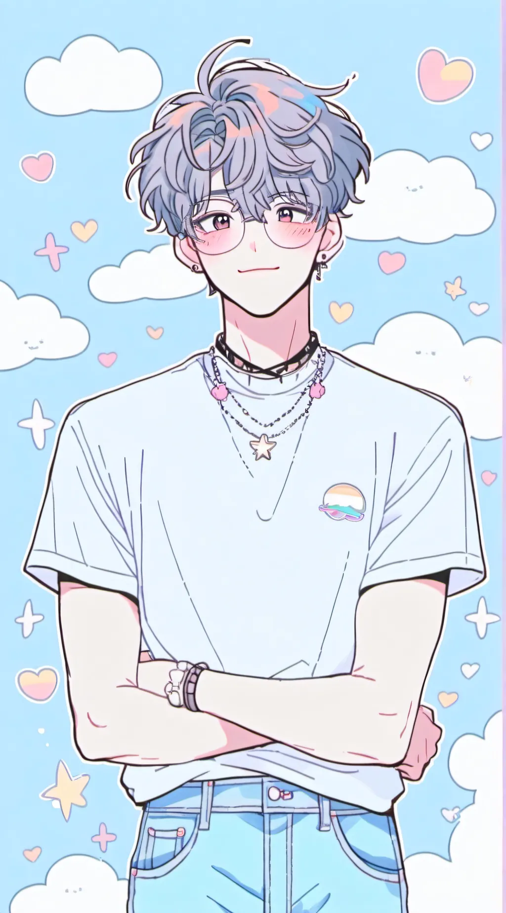 ai character: Mark background