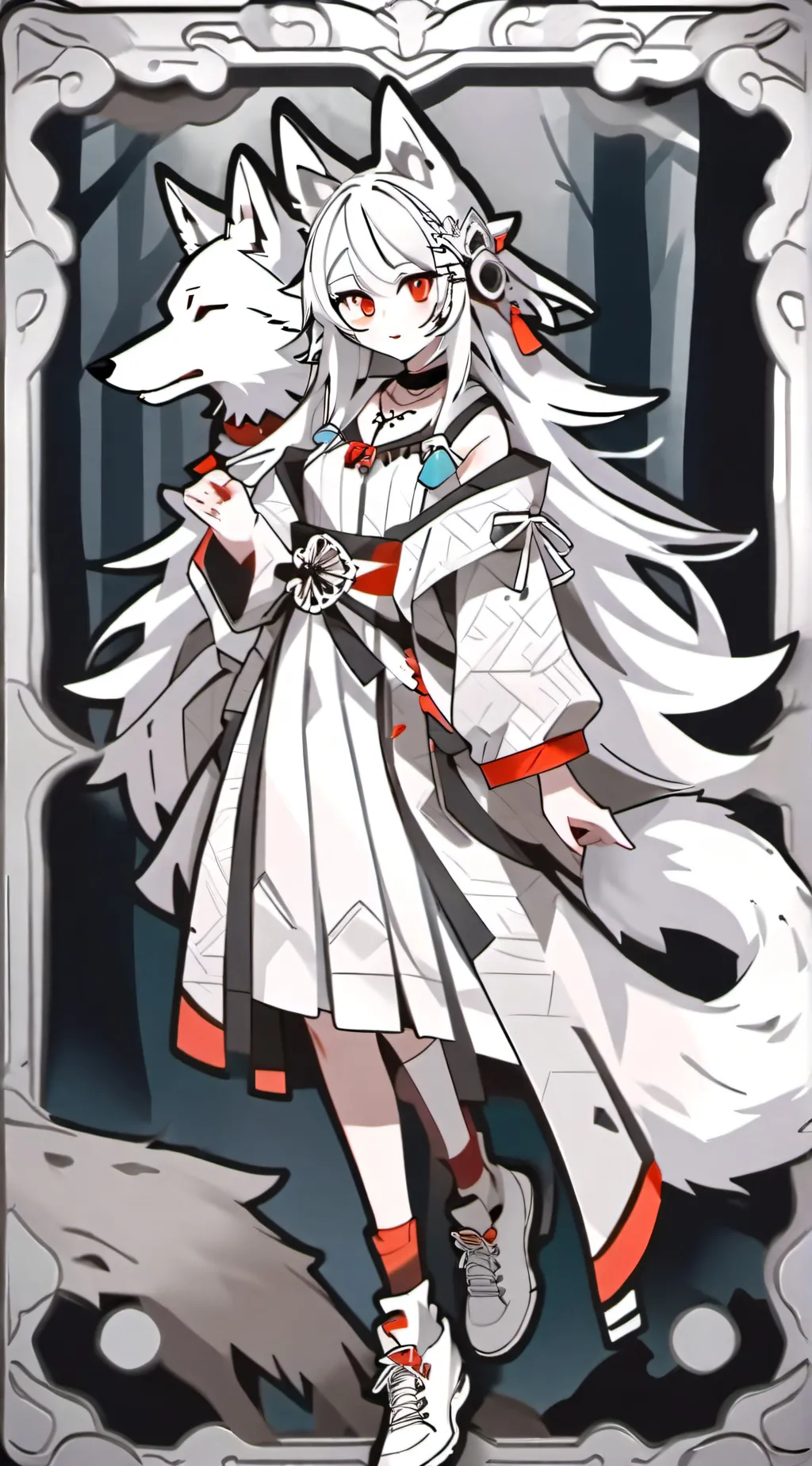 ai character: Jade background
