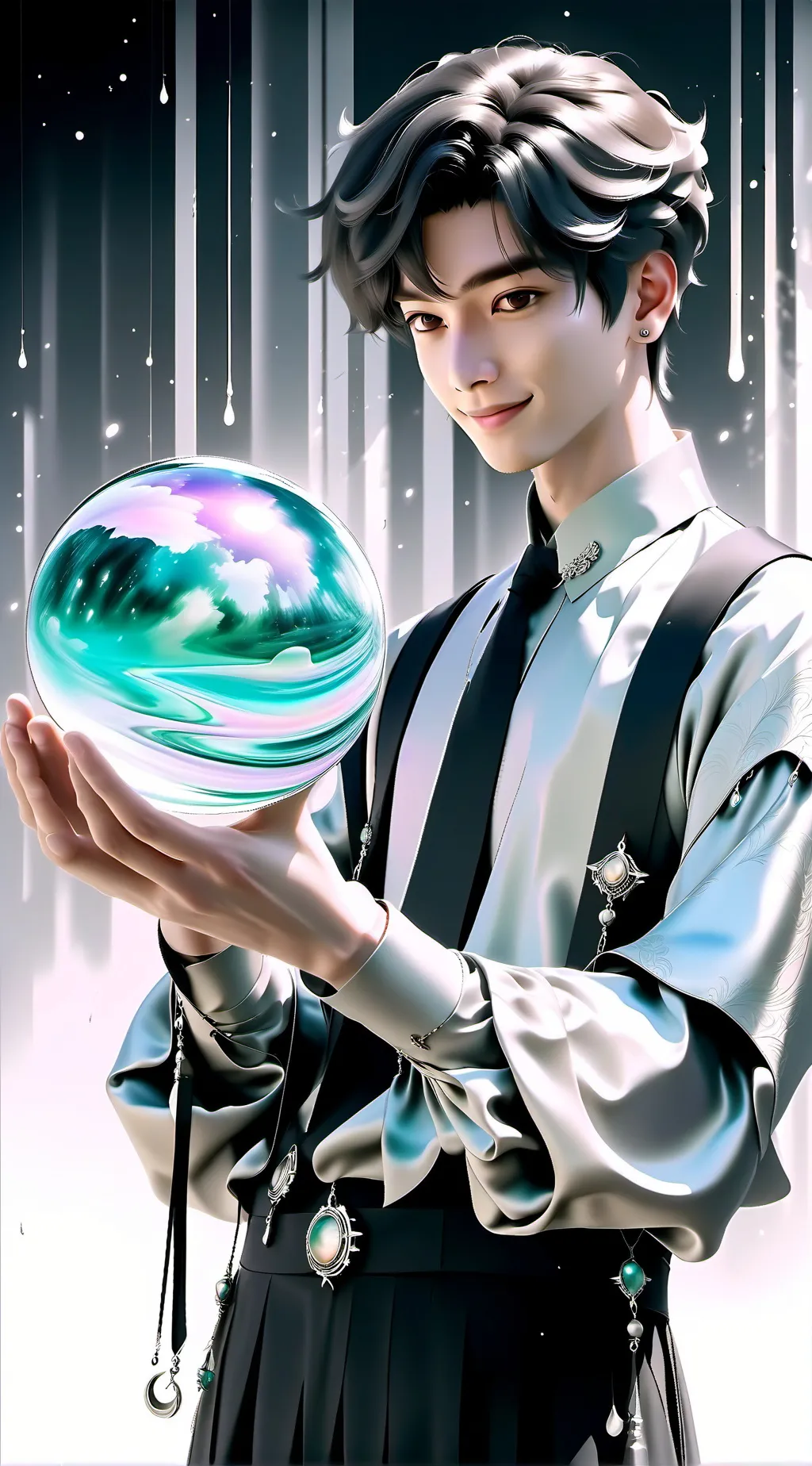 ai character: Ian  background